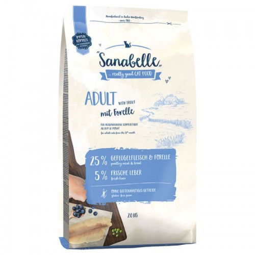 Sanabelle Low Grain Cat Adult με Πέστροφα 2Kg