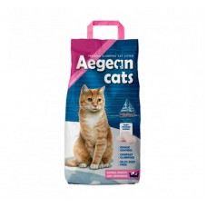 Aegean Cats Baby Powder Άμμος Υγιεινής Μπετονίτη με Άρωμα Πούδρας 11,8Lt (10Kg)