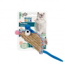 Afp Taco Mouse Ποντικάκι από Ψάθα με Ήχο & Catnip (18cm)