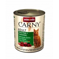 Animonda Carny Cat Adult Πατέ Με Μοσχάρι, Γαλοπούλα & Κουνέλι 800gr