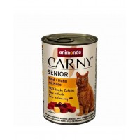 Animonda Carny Cat Senior Πατέ Με Μοσχάρι, Κοτόπουλο & Τυρί 400gr