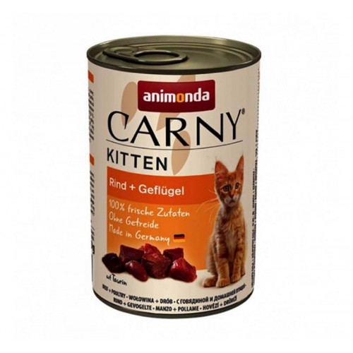 Animonda Carny Kitten Πατέ Με Μοσχάρι & Πουλερικά 400gr