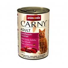 Animonda Carny Cat Adult Πατέ Κοκτέιλ Κρεάτων Με Μοσχάρι, Κοτόπουλο & Κυνήγι 400gr