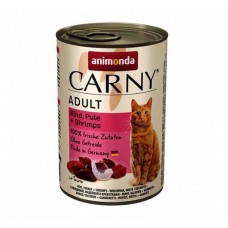 Animonda Carny Cat Adult Πατέ Με Μοσχάρι, Γαλοπούλα & Γαρίδες 400gr