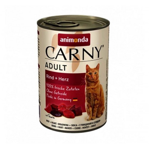 Animonda Carny Cat Adult Πατέ Με Μοσχάρι & Καρδιά 400gr
