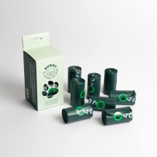 Buddy Care Βιοδιασπώμενες & Κομποστοποιήσιμες Σακούλες Υγιεινής από Άμυλο Καλαμποκιού (96 τμχ.)