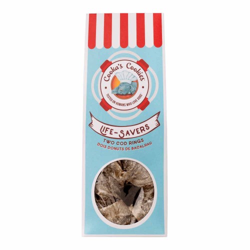 Cooka's Cookies Life Saver Donuts Από Δέρμα Μπακαλιάρου 35-40gr (2τμχ)