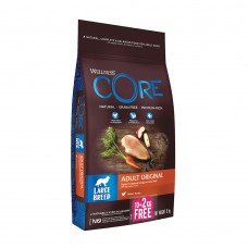 Wellness Core Adult Large Original με Κοτόπουλο 10+2kg ΔΩΡΟ
