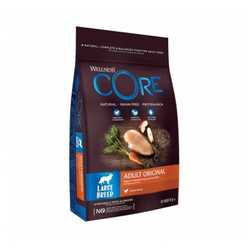 Wellness Core Adult Large Original με Κοτόπουλο 10kg