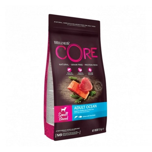 Wellness Core Adult Small Ocean με Σολομό & Τόνο 1.5kg