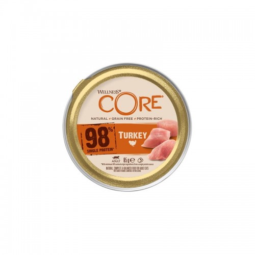 Wellness Core Cat Adult Πατέ 98% Γαλοπούλα 85gr