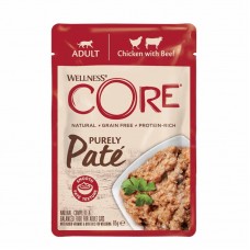 Wellness Core Cat Adult Πατέ Κοτόπουλο & Μοσχάρι 85gr