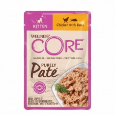 Wellness Core Kitten Πατέ Κοτόπουλο & Τόνος 85gr