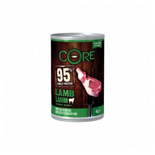 Wellness Core Μονοπρωτεΐνική Κονσέρβα Σκύλου με Αρνί 400gr