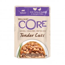 Wellness Core Tender Cuts Fillets Γαλοπούλα & Πάπια Σε Σάλτσα 85gr
