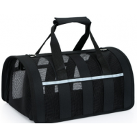 Τσάντα Μεταφοράς Για Σκύλους Γάτες & Τρωκτικά, Μαύρη (50x28x27)