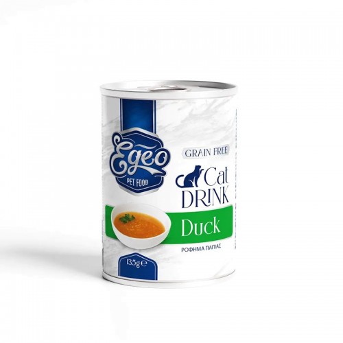 Egeo Cat Drink Σούπα Με Πάπια 135ml