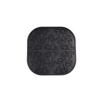 Fiboo Οικολογικό Lollipop Mat Μαύρο 19*19cm