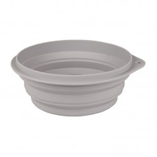 Flamingo Πτυσσόμενο Μπoλ Σιλικόνης Γκρι (1000ml)