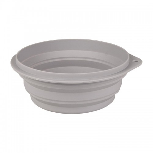 Flamingo Πτυσσόμενο Μπoλ Σιλικόνης Γκρι (1000ml)