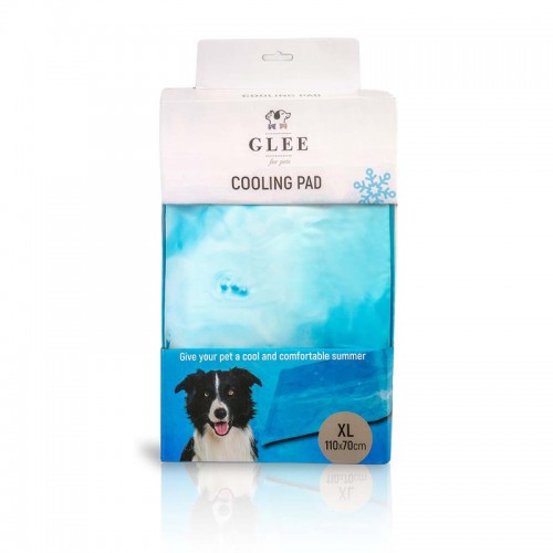 Glee Cooling Pad Αδιάβροχο Δροσιστικό Χαλάκι Γαλάζιο XL (110x70 cm)