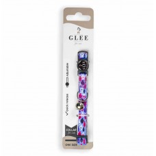 Glee Περιλαίμιο Γάτας Ιμάντας με Πλαστικό Κούμπωμα Ασφαλείας & Κουδουνάκι Blue Fish (10mmx30cm)