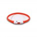 Glee Φωτιζόμενο Περιλαίμιο Ασφαλείας για Σκύλους Κόκκινο (55cm)- M