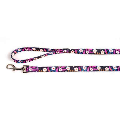 Glee Οδηγός Περιπάτου Ιμάντα Short Leash Dark Flower/Medium