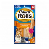Ciao Churu Rolls Λιχουδιά σε Ρολάκια με Γεύση Κοτόπουλο για Γάτες (4x10gr)