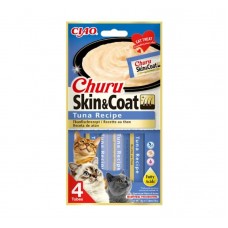 Ciao Churu Skin & Coat Λιχουδιά σε Κρέμα με Γεύση Τόνο για Γάτες (4x14gr)
