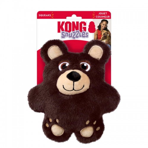 Kong Snuzzles Bear Παιχνίδι Ανάκτησης με Ήχο για Σκύλους/ Medium