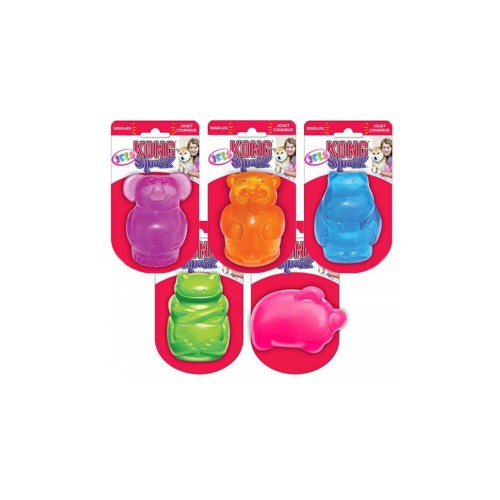 Kong Παιχνίδι Μάσησης & Ανάκτησης με Ήχο για Σκύλους Squeezz Jels/L