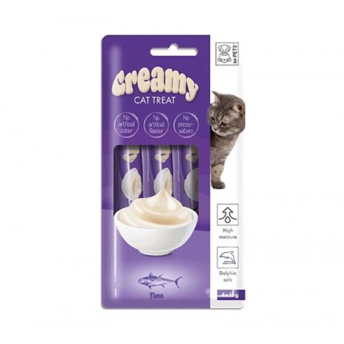 Creamy Λιχουδιά σε Κρέμα με Γεύση Τόνο για Γάτες (4x15gr)