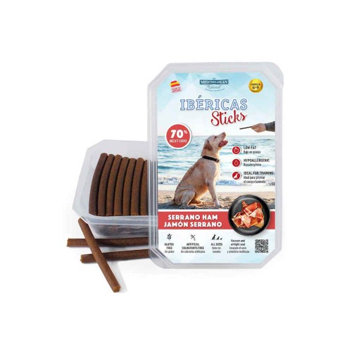 Mediterranean Ibericas Sticks - Ζαμπόν Serrano Λιχουδιά για Σκύλους 350gr