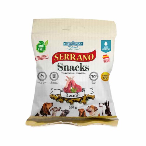 Mediterranean Serrano Snacks Lamb Λιχουδιά για Σκύλους 100gr