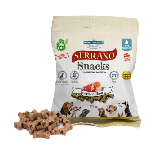 Mediterranean Serrano Snacks Serrano Ham Λιχουδιά για Σκύλους 100gr