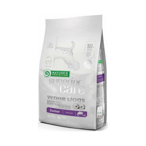 Nature's Protection Grain Free Junior Small & Mini White Dog Breeds with Salmon 1,5Kg