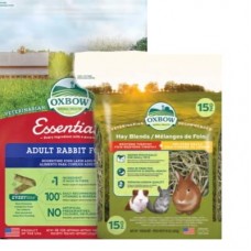 Oxbow Πλήρης Τροφή Κουνελιού Essentials Adult Rabbit 2,28Kg + Χόρτο Oxbow Hay Blends 425gr ΔΩΡΟ