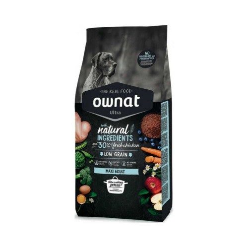 Ownat Ultra Low Grain Adult Maxi Chicken & Vegetables 14Kg