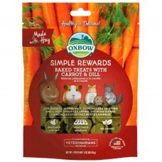 Oxbow Simple Rewards Baked Λιχουδιές Τρωκτικών με Καρότο & Άνηθο 56gr