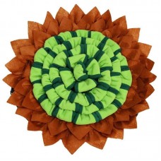 Pet Interest Flower Smelling Mat Green 50x50cm