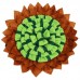 Pet Interest Flower Smelling Mat Green 50x50cm