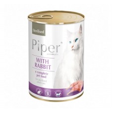 Piper Cat Sterilised Πατέ Με Κουνέλι 400gr