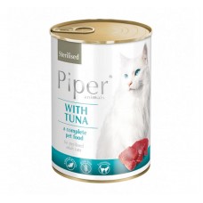 Piper Cat Sterilised Πατέ Με Τόνο 400gr