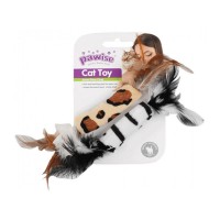 Pawise Cat Toy Λούτρινο Παιχνίδι με Φτερά & Catnip