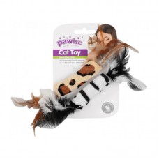 Pawise Cat Toy Λούτρινο Παιχνίδι με Φτερά & Catnip