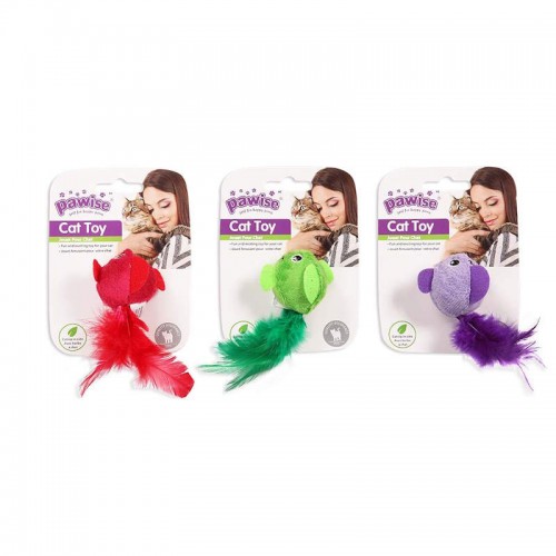 Pawise Cat Toy Ψαράκι με Φτερά & Catnip
