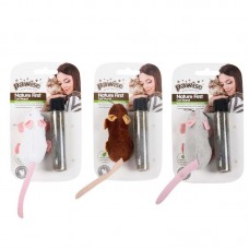 Pawise Nature First Λούτρινο Ποντικάκι με Catnip (8cm)