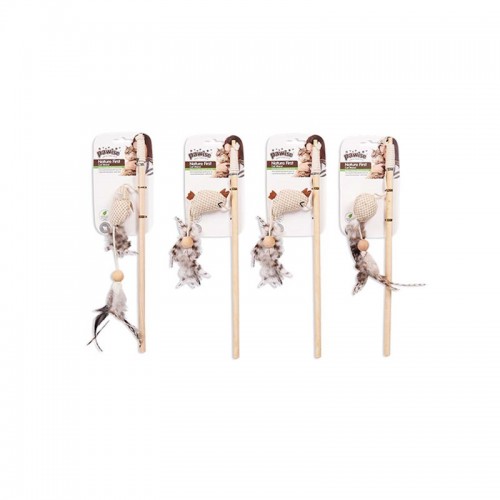 Pawise Παιχνίδι Γάτας Nature First Toy Wand 35.5x9cm
