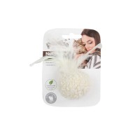 Pawise Simple Cat Λούτρινη Μπάλα με Φτερά & Catnip (14cm)